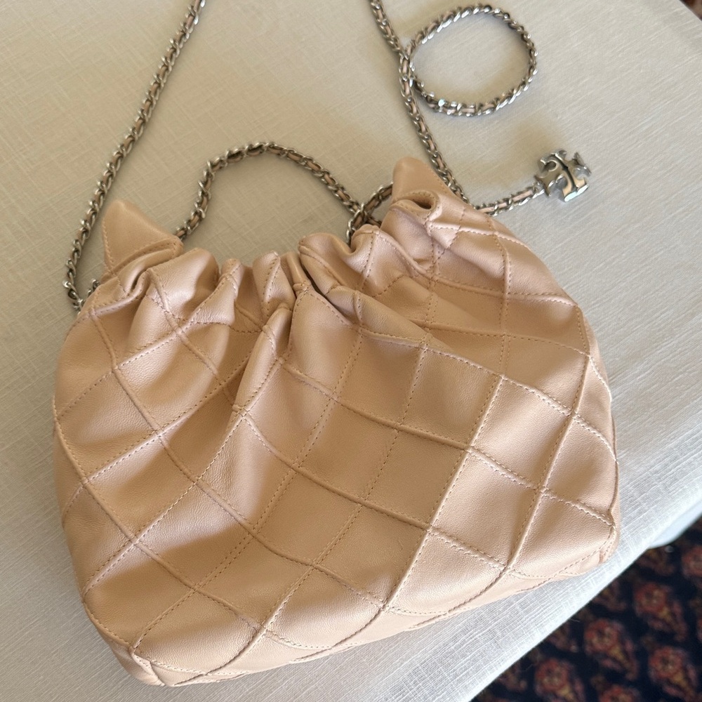 Tory burch 2025 spring summer mini Fleming  soft hobo light pink